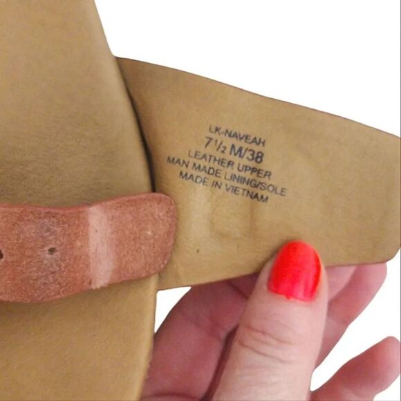 Lucky Brand Rose Naveah Suede Platform Espadrilles Sandals 7.5 - Picture 11 of 16